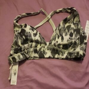 PINK Victoria's Secret Black and White Print Bralette